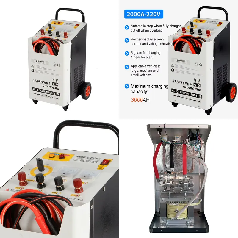 Jump Starter 24V Heavy Duty - 2000A Car Jump Starter 12V 24V