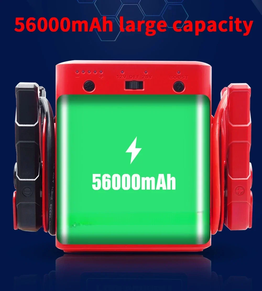 Portable Jump Starter 4000A - Car Booster Portable Heavy Truck Tank