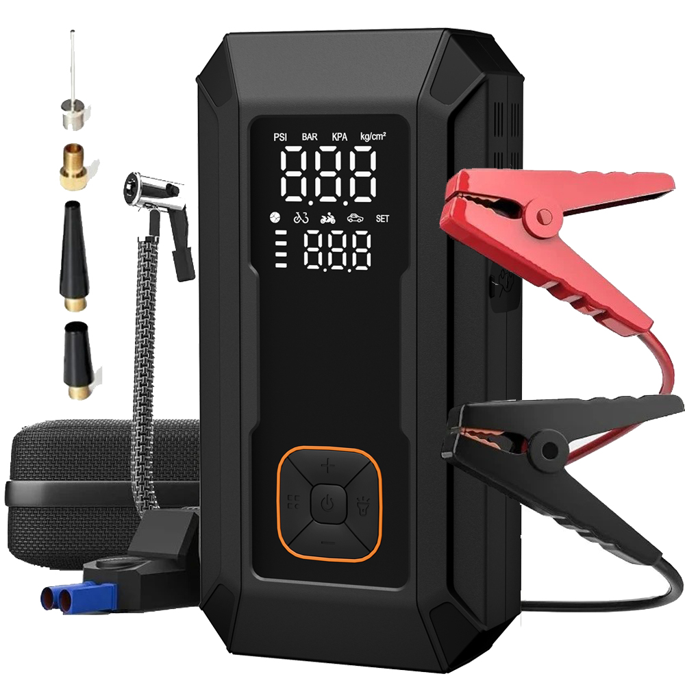 Portable Jump Starter 4000A - Car Jump Starter with Air Pump