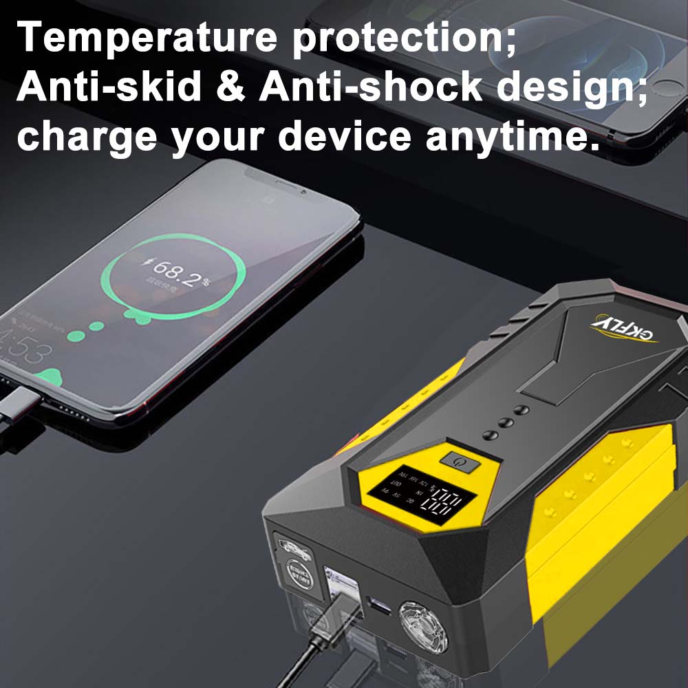 GKFLY Jump Starter Power Bank  - Portable Jump Starter 4000A recension och pris