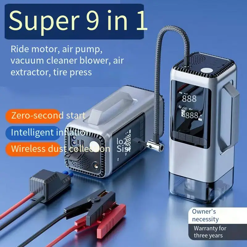 Portable car jump starter inte - Jump Starter With Air Compressor recension och pris
