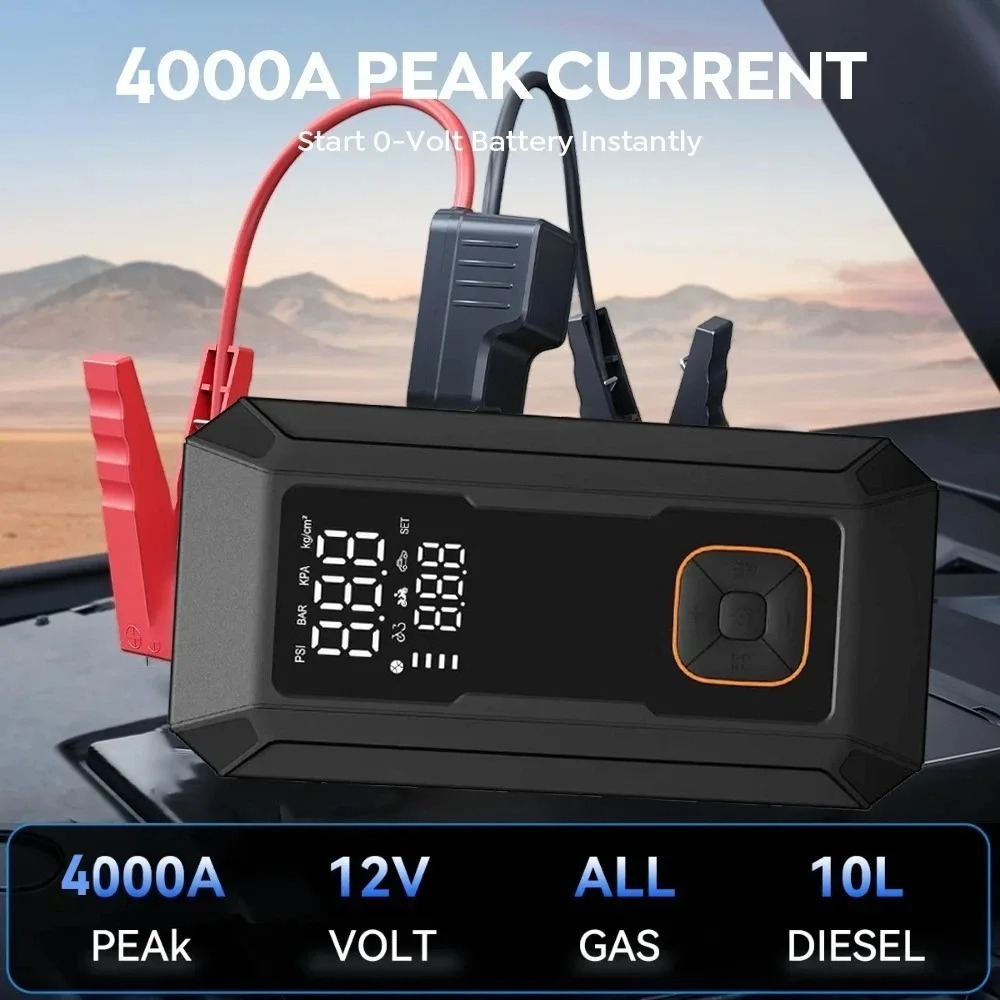 Jump Starter with Air Compress - Jump Starter 12V Diesel recension och pris