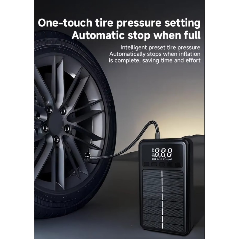 Solar Power Portable 12V Jump  - Solar Jump Starter Power Bank recension och pris