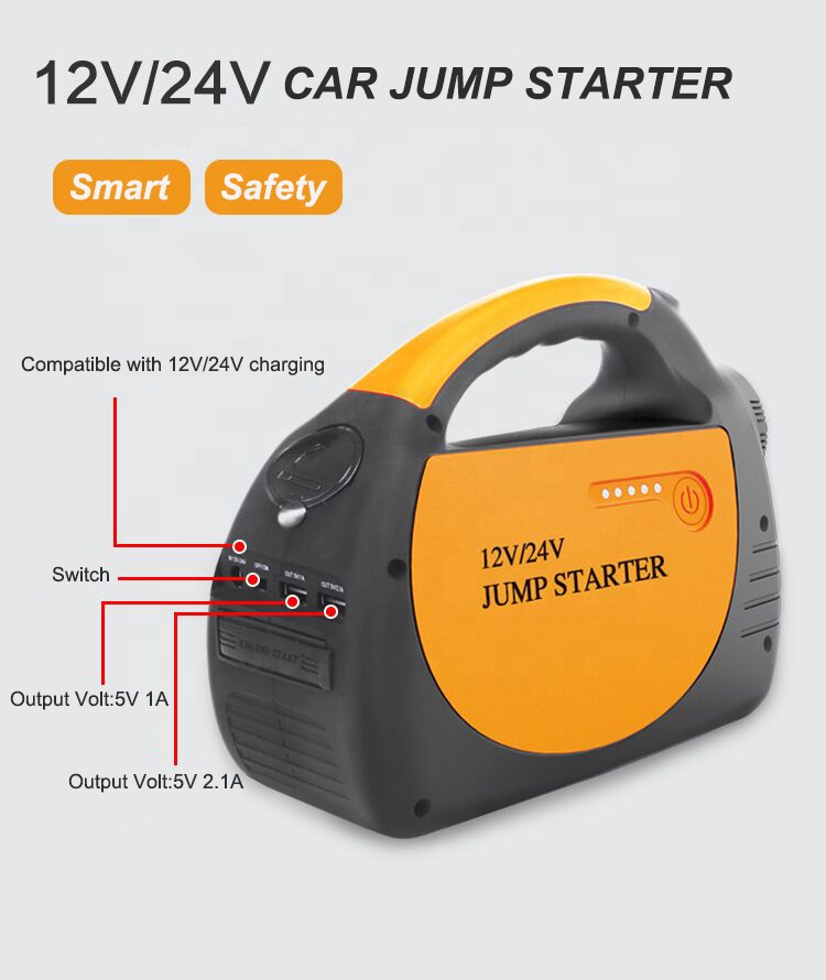 High Capacity Strong 30000mAh  - Jump Starter 24V Heavy Duty recension och pris