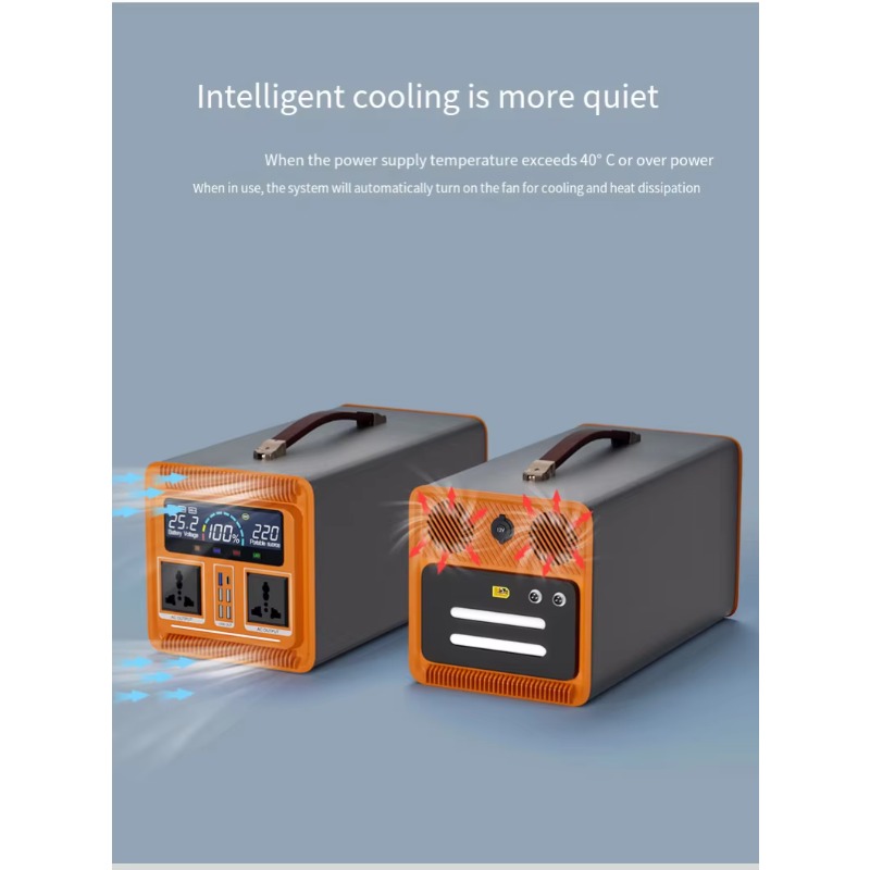 600W-2000W Portable Power Stat - Solar Jump Starter Power Bank recension och pris