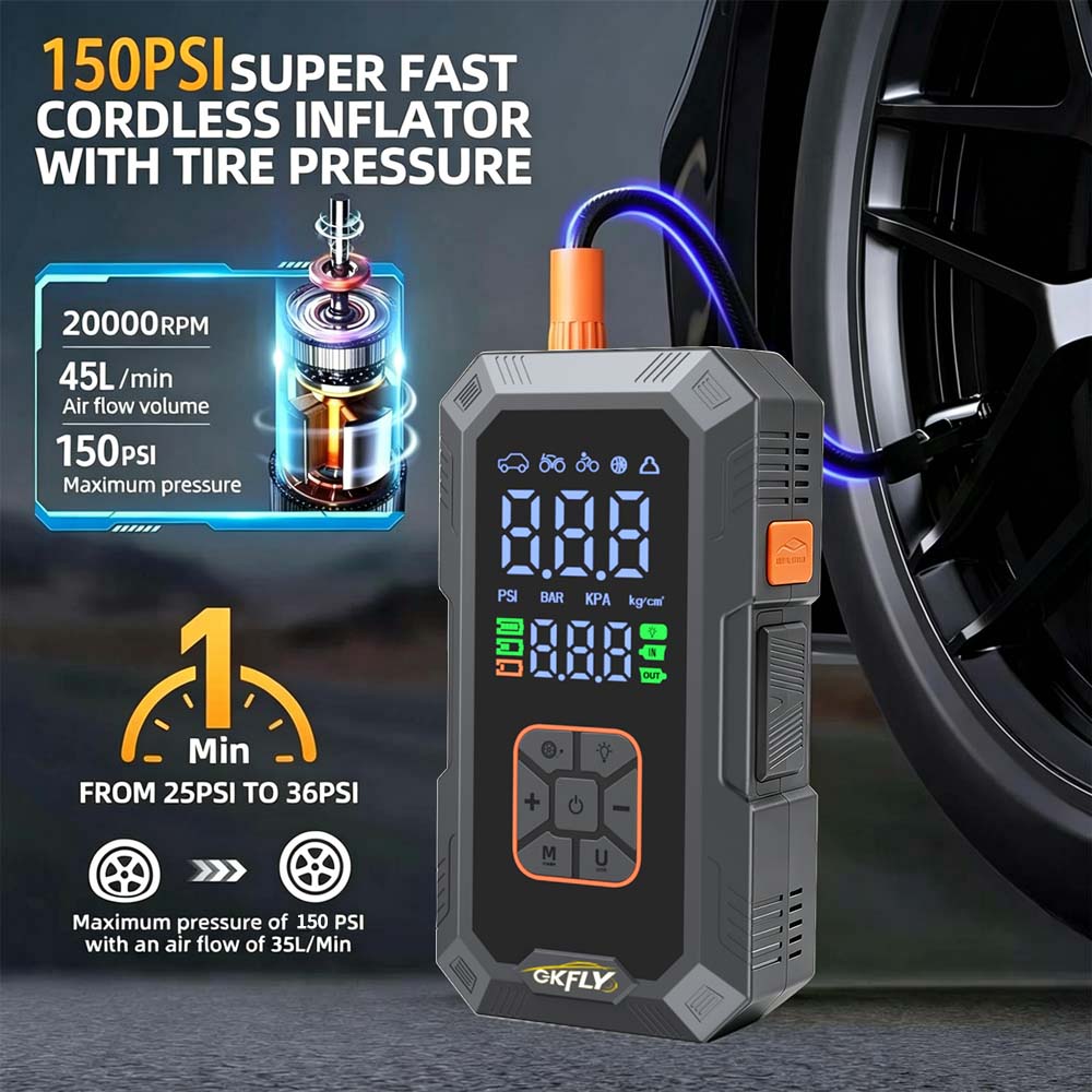 4 IN 1 Car Jump Starter 8000A  - Jump Starter 12V Diesel recension och pris