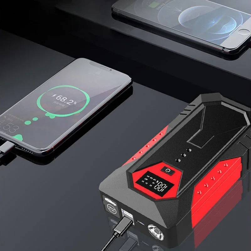Professional 18000mAh Car Jump - Jump Starter 12V Diesel recension och pris