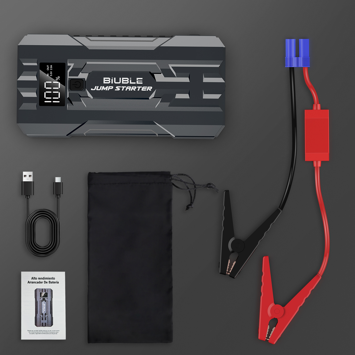 3000A Peak Car Jump Starter, 2 - Lithium Jump Starter 3000A Peak recension och pris