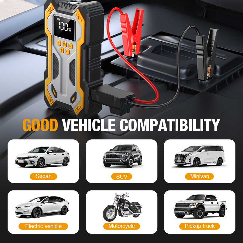 Jump Starter with Air Compress - Jump Starter With Air Compressor recension och pris