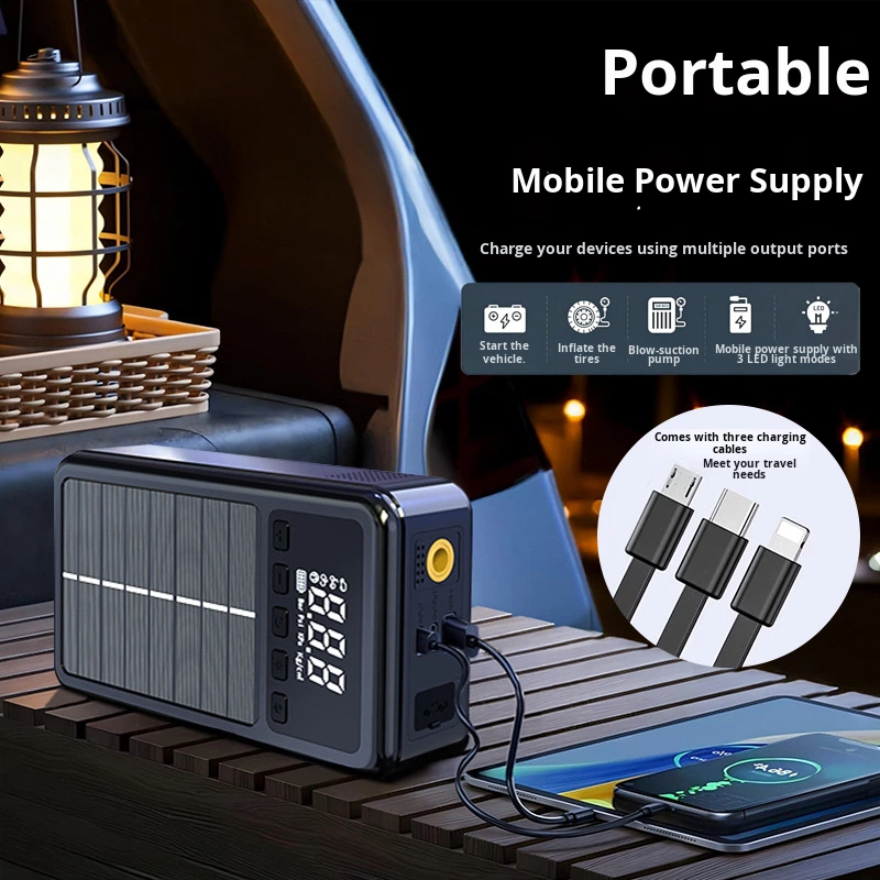 MPPT Solar Car Jump Starter Po - Solar Jump Starter Power Bank recension och pris