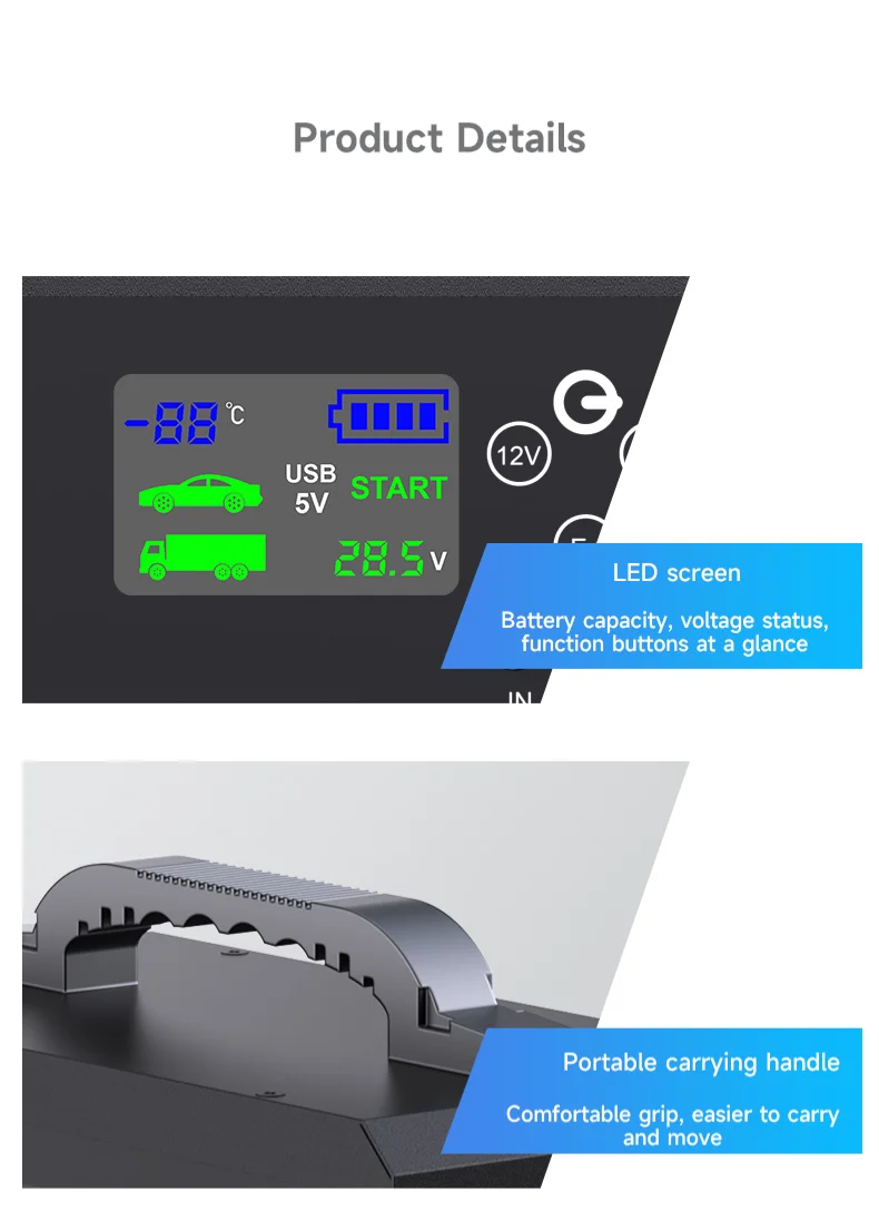 Car Jump Starter 12V 24V 6000A - Car Jump Starter 12V 24V Truck recension och pris