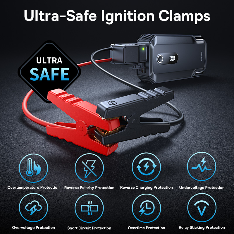 Baseus 2000A Jump Starter Emer - Jump Starter Cable 2000A recension och pris