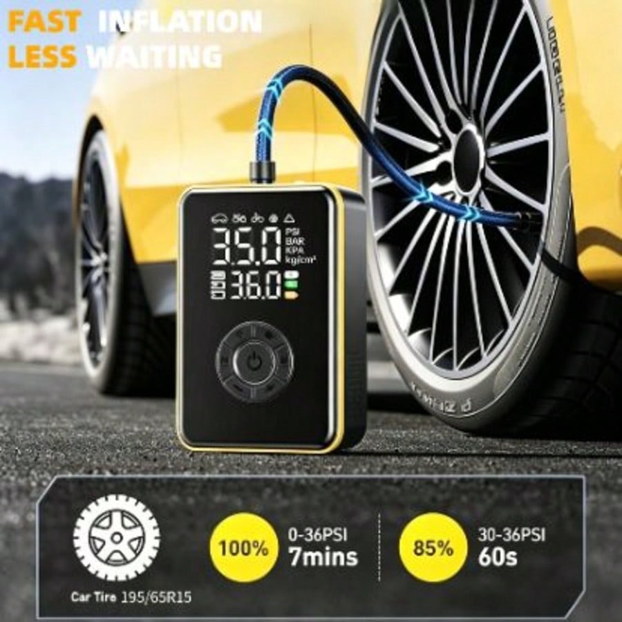 150PSI Digital Tire Inflator,  - Jump Starter With Air Compressor recension och pris