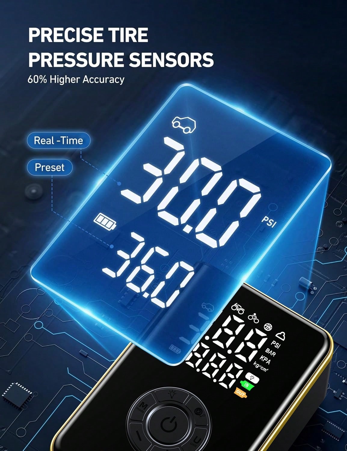 150PSI Digital Tire Inflator,  - Jump Starter With Air Compressor recension och pris