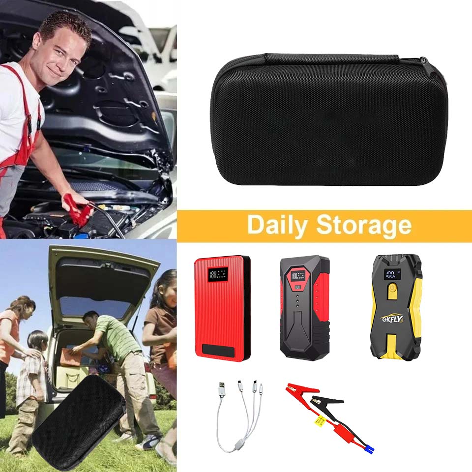 GKFLY Hard EVA Outdoor Travel  - Jump Starter Cable 2000A recension och pris