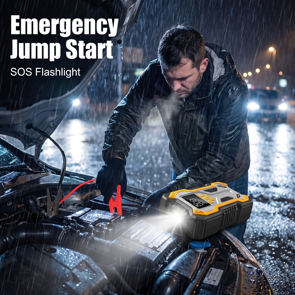 Car Jump Starter All-in-One 60 - Jump Starter 12V Diesel recension och pris
