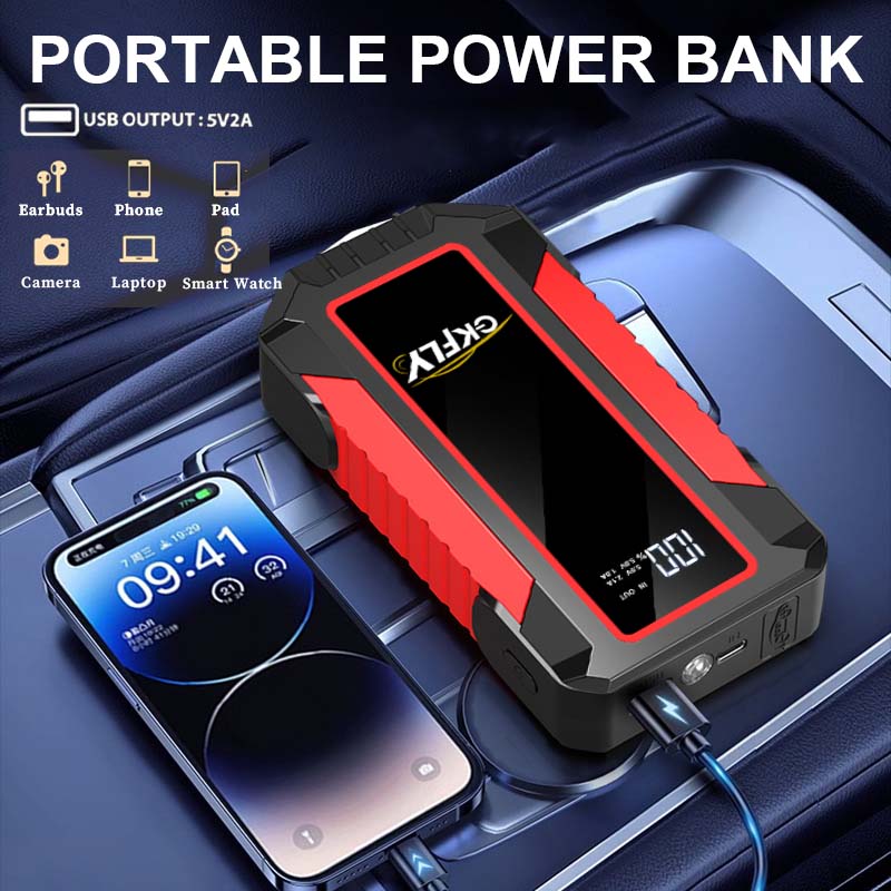 GKFLY 4000A Car Jump Starter 5 - Portable Jump Starter 4000A recension och pris