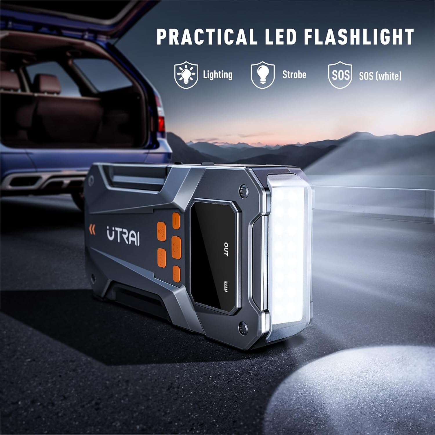 UTRAI 150PSI 5000A Jump Starte - Jump Starter 12V Diesel recension och pris