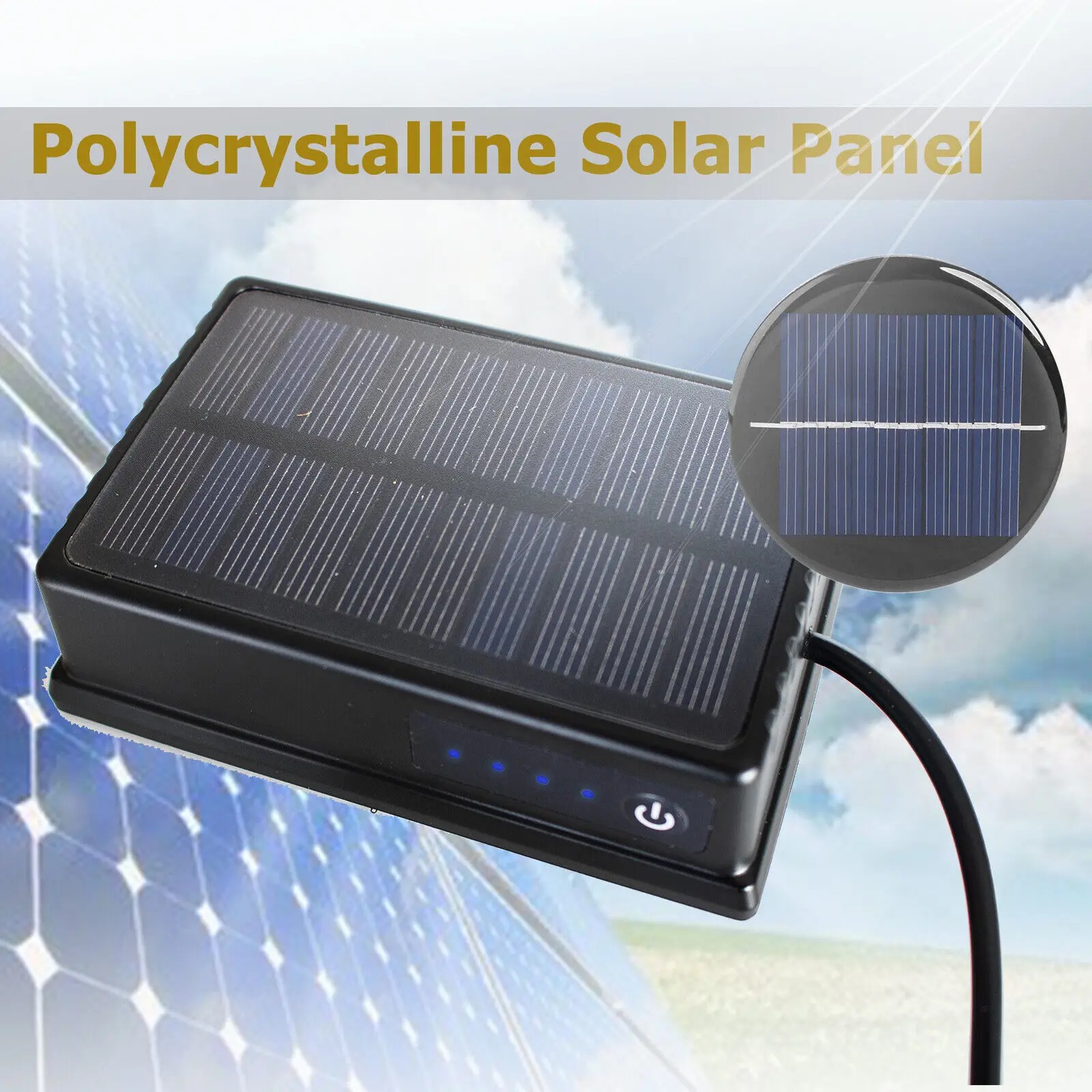 Magnetic Solar Rechargeable Po - Solar Jump Starter Power Bank recension och pris