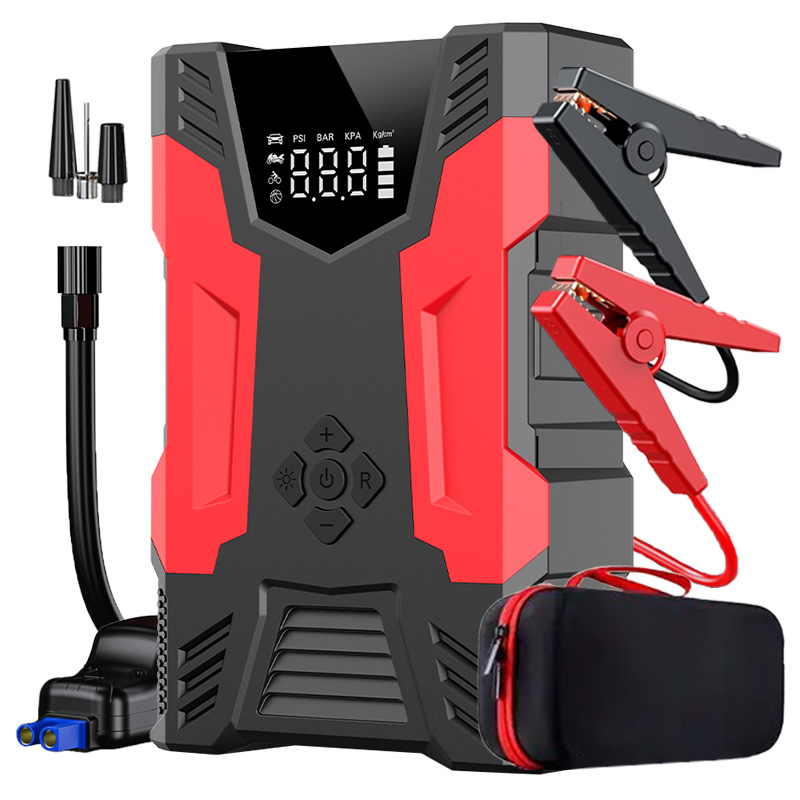 2000A Portable Car & Truck Jum - Jump Starter With Air Compressor recension och pris