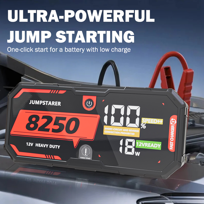 8250A 12V Car Jump Starter Por - Jump Starter 12V Diesel recension och pris