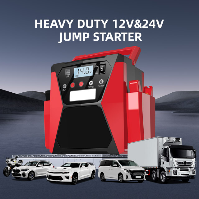 High-power Jump Starter 12v 24 - Car Jump Starter 12V 24V Truck recension och pris