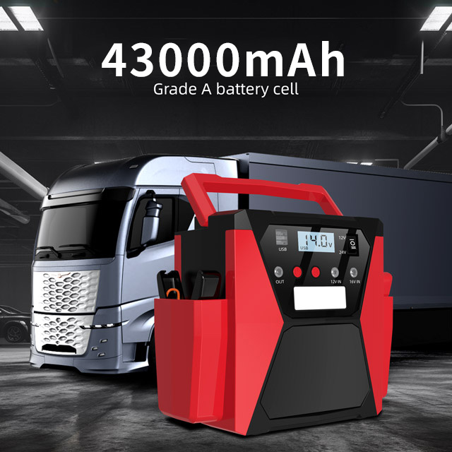 High-power Jump Starter 12v 24 - Car Jump Starter 12V 24V Truck recension och pris