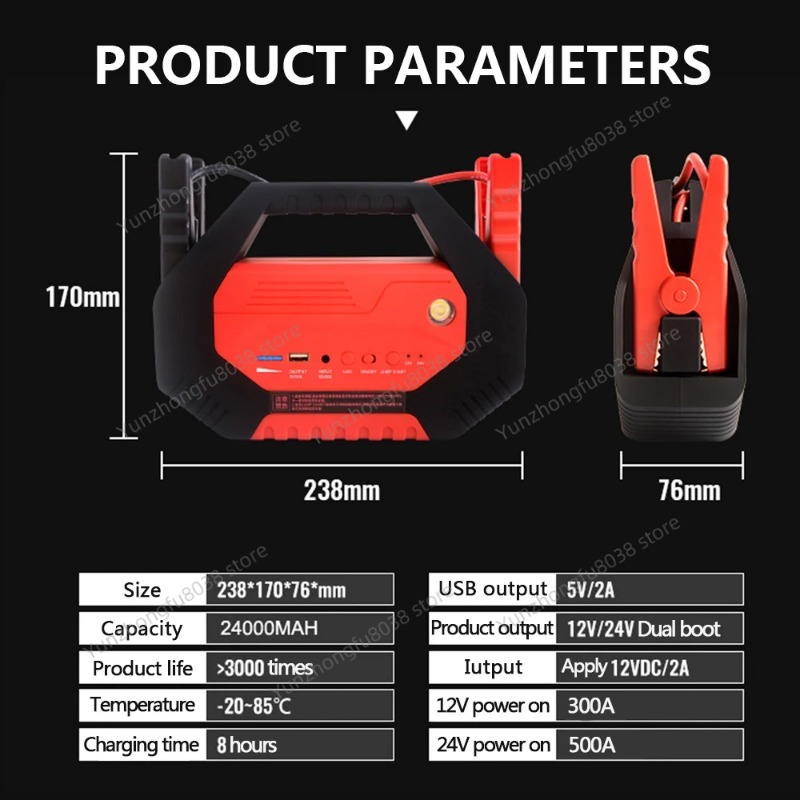 32000mAh Heavy Duty 24V Truck  - Jump Starter 24V Heavy Duty recension och pris
