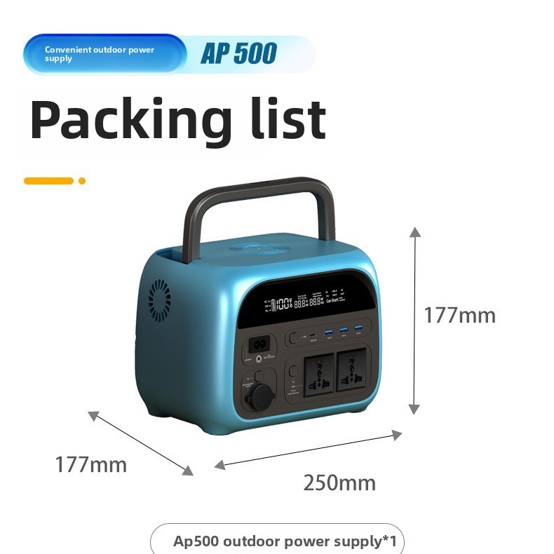 500W Fast Charging Solar Porta - Solar Jump Starter Power Bank recension och pris