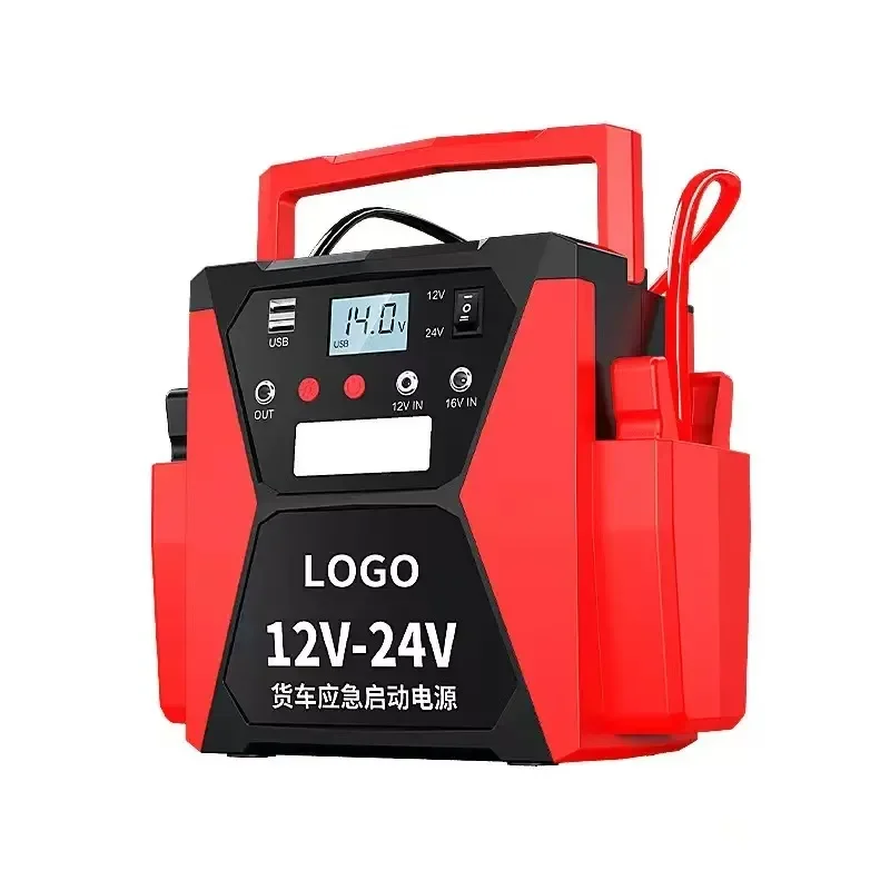 Dual 12V 24V Portable Car Jump - Jump Starter 24V Heavy Duty recension och pris